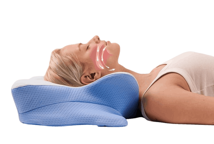 Ergonomic memory foam Derila Ergo Pillow designed for neck support, spinal alignment, and better sleep comfort