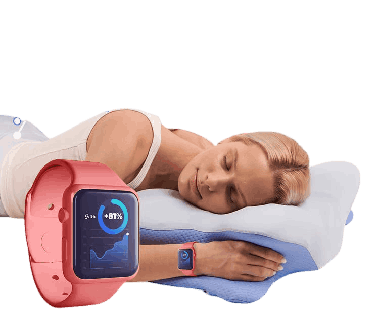 Derila Ergo Pillow ergonomic butterfly-shaped memory foam design for spinal alignment